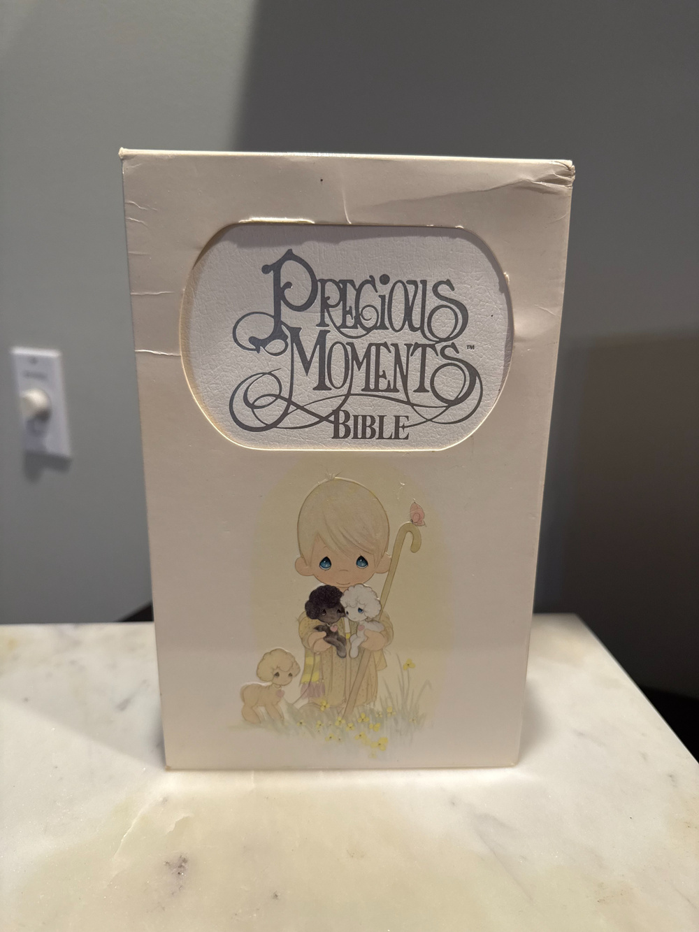 Precious Moments Bible NKJV White Leatherflex Keepsake Edition